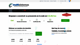 What Multisistemas.co website looked like in 2019 (5 years ago)