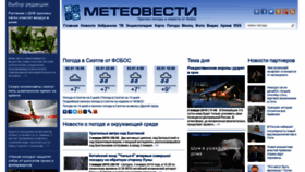What Meteovesti.ru website looked like in 2019 (5 years ago)