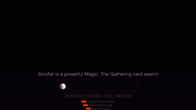 What Magiccards.info website looked like in 2019 (5 years ago)