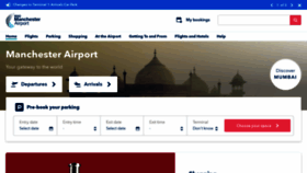 What Manchesterairport.co.uk website looked like in 2019 (5 years ago)