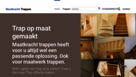 What Maatkracht.nl website looked like in 2019 (5 years ago)