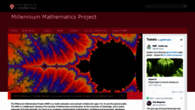 What Maths.org website looked like in 2019 (5 years ago)