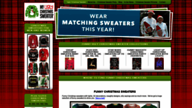 What Myuglychristmassweater.com website looked like in 2019 (5 years ago)