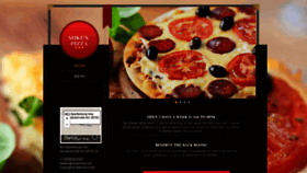 What Mikespizzaandpasta.com website looked like in 2019 (5 years ago)