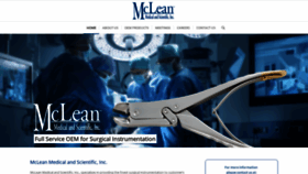 What Mcleanmedical.com website looked like in 2019 (5 years ago)