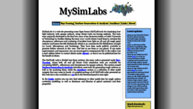 What Mysimlabs.com website looked like in 2019 (5 years ago)