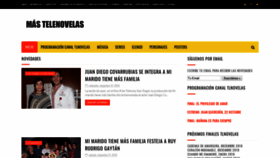 What Mastelenovelas.com website looked like in 2019 (5 years ago)
