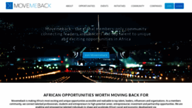 What Movemeback.com website looked like in 2019 (5 years ago)