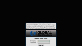 What Myaccount.globalclientsolutions.com website looked like in 2019 (5 years ago)
