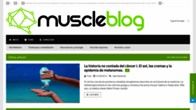 What Muscleblog.es website looked like in 2019 (5 years ago)