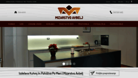 What Mizarstvo-avbelj.si website looked like in 2019 (5 years ago)