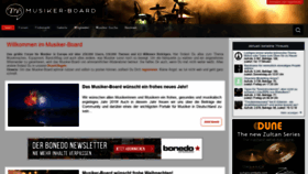 What Musiker-board.de website looked like in 2019 (5 years ago)