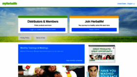 What Myherbalife.com website looked like in 2019 (5 years ago)