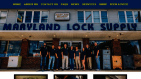 What Marylandlocksmith.com website looked like in 2019 (5 years ago)