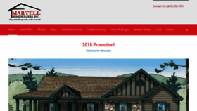 What Martellhomebuilders.com website looked like in 2019 (5 years ago)