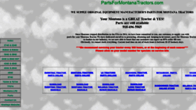What Montana-tractors.com website looked like in 2019 (5 years ago)