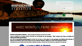 What Montgolfiere-sensation.com website looked like in 2019 (5 years ago)