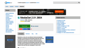What Mediaget.updatestar.com website looked like in 2019 (5 years ago)