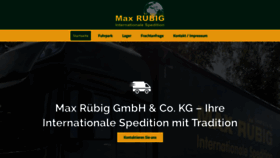 What Maxruebig.de website looked like in 2019 (5 years ago)