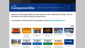 What Mycompanionsite.com website looked like in 2019 (5 years ago)