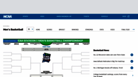 What Marchmadness.com website looked like in 2019 (5 years ago)