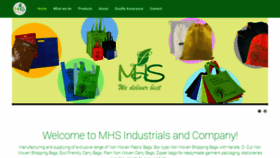 What Mhsindustrials.com website looked like in 2019 (5 years ago)