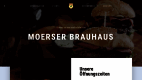 What Moerser-brauhaus.de website looked like in 2019 (5 years ago)
