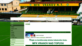What Mfkvranov.sk website looked like in 2019 (5 years ago)