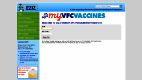 What Myvfcvaccines.org website looked like in 2019 (5 years ago)