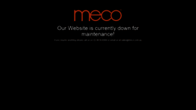 What Meco.com.au website looked like in 2019 (5 years ago)