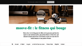 What Moove-fit.com website looked like in 2019 (5 years ago)