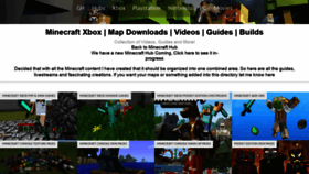 What Minecraft.gamerheadquarters.com website looked like in 2019 (5 years ago)