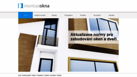 What Montazokna.cz website looked like in 2019 (5 years ago)
