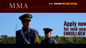 What Missourimilitaryacademy.org website looked like in 2019 (6 years ago)