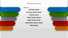 What My.mobiletrackerinfo.com website looked like in 2019 (5 years ago)