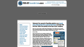 What Mlmteamsites.com website looked like in 2019 (5 years ago)