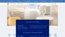 What Mdist.us website looked like in 2019 (5 years ago)