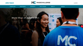 What Masschallenge.org website looked like in 2019 (5 years ago)