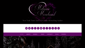 What Melaniemoreland.com website looked like in 2019 (5 years ago)