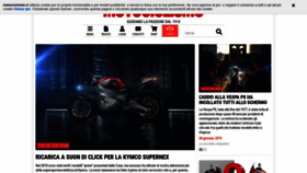 What Motociclismo.it website looked like in 2019 (5 years ago)
