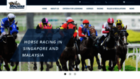 What Malayan-racing.com website looked like in 2019 (5 years ago)