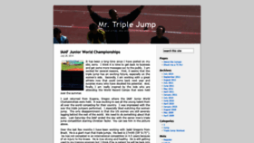 What Mrtriplejump.com website looked like in 2019 (5 years ago)