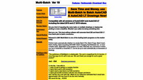 What Multi-batch.com website looked like in 2019 (5 years ago)