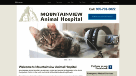 What Mountainviewanimalhospital.ca website looked like in 2019 (5 years ago)