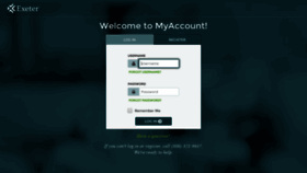 What Myaccount.exeterfinance.com website looked like in 2019 (5 years ago)
