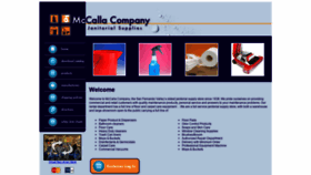 What Mccallacompany.com website looked like in 2019 (5 years ago)