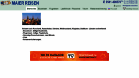 What Maier-reisen24.de website looked like in 2019 (5 years ago)