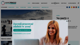 What Mamopracuj.pl website looked like in 2019 (5 years ago)