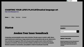 What Musicallanguageart.com website looked like in 2019 (5 years ago)