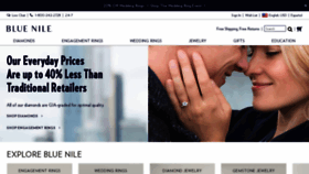 What M.bluenile.com website looked like in 2019 (5 years ago)
